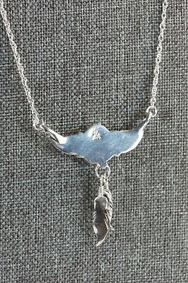 Navajo Turquoise and Sterling Silver Necklace - Roger Pino
