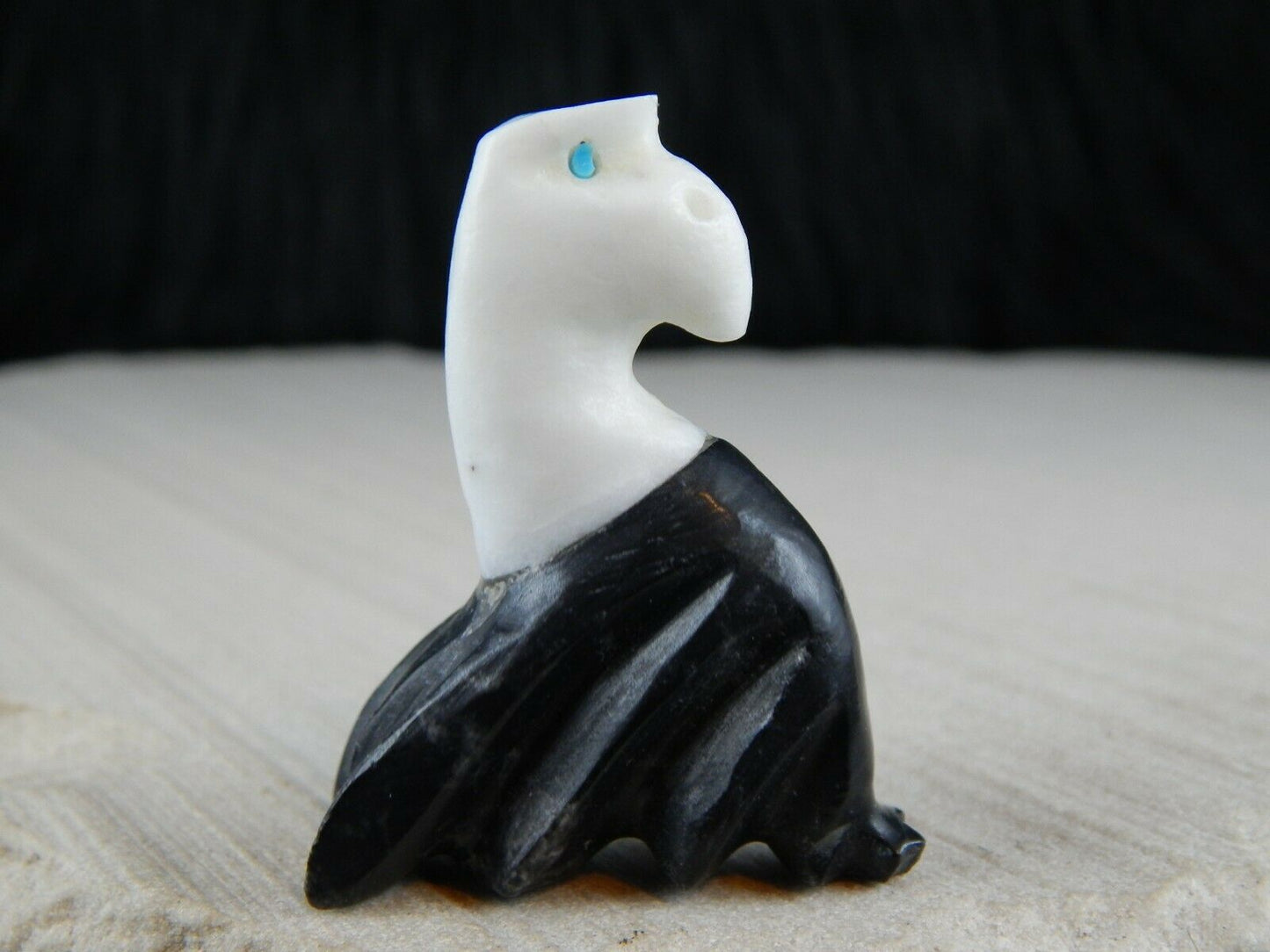 Eagle Zuni Fetish Carving - Kelly Lementino - High Lonesome Trading