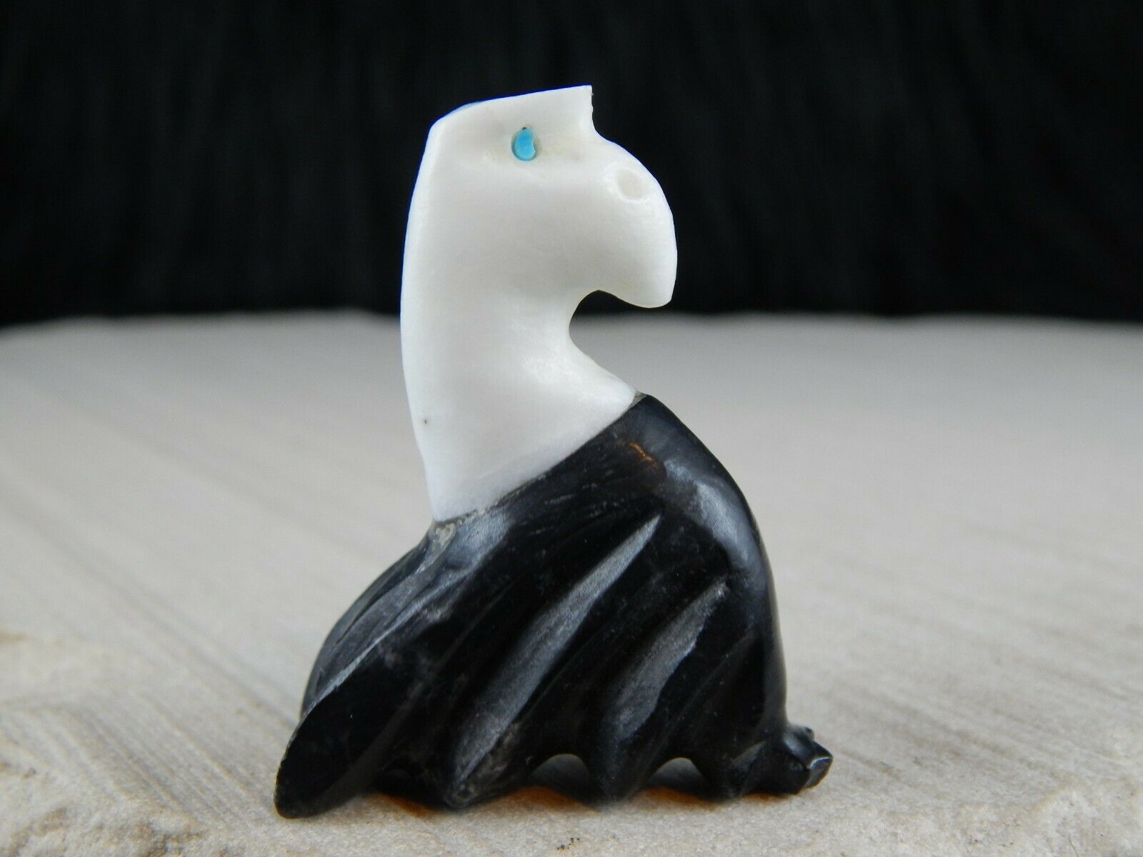 Eagle Zuni Fetish Carving - Kelly Lementino - High Lonesome Trading