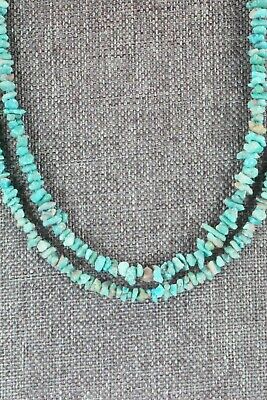 Turquoise & Sterling Silver Necklace - Navajo