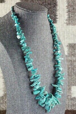 Turquoise & Sterling Silver Necklace - Navajo