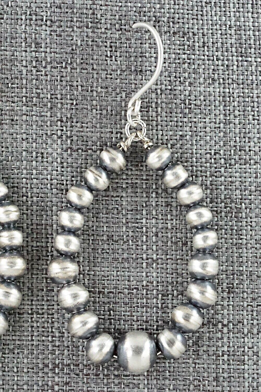 Sterling Silver Navajo Pearl Earrings - Amanda Perry