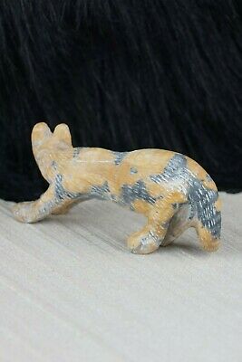 Mountain Lion Zuni Fetish Carving- Wilfred Cheama - High Lonesome Trading