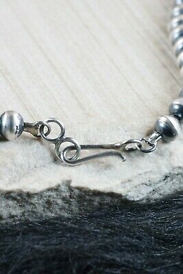 Navajo Sterling Silver Pearl Necklace - Crystal Haley