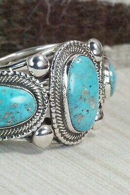 Turquoise & Sterling Silver Bracelet - Rick Martinez