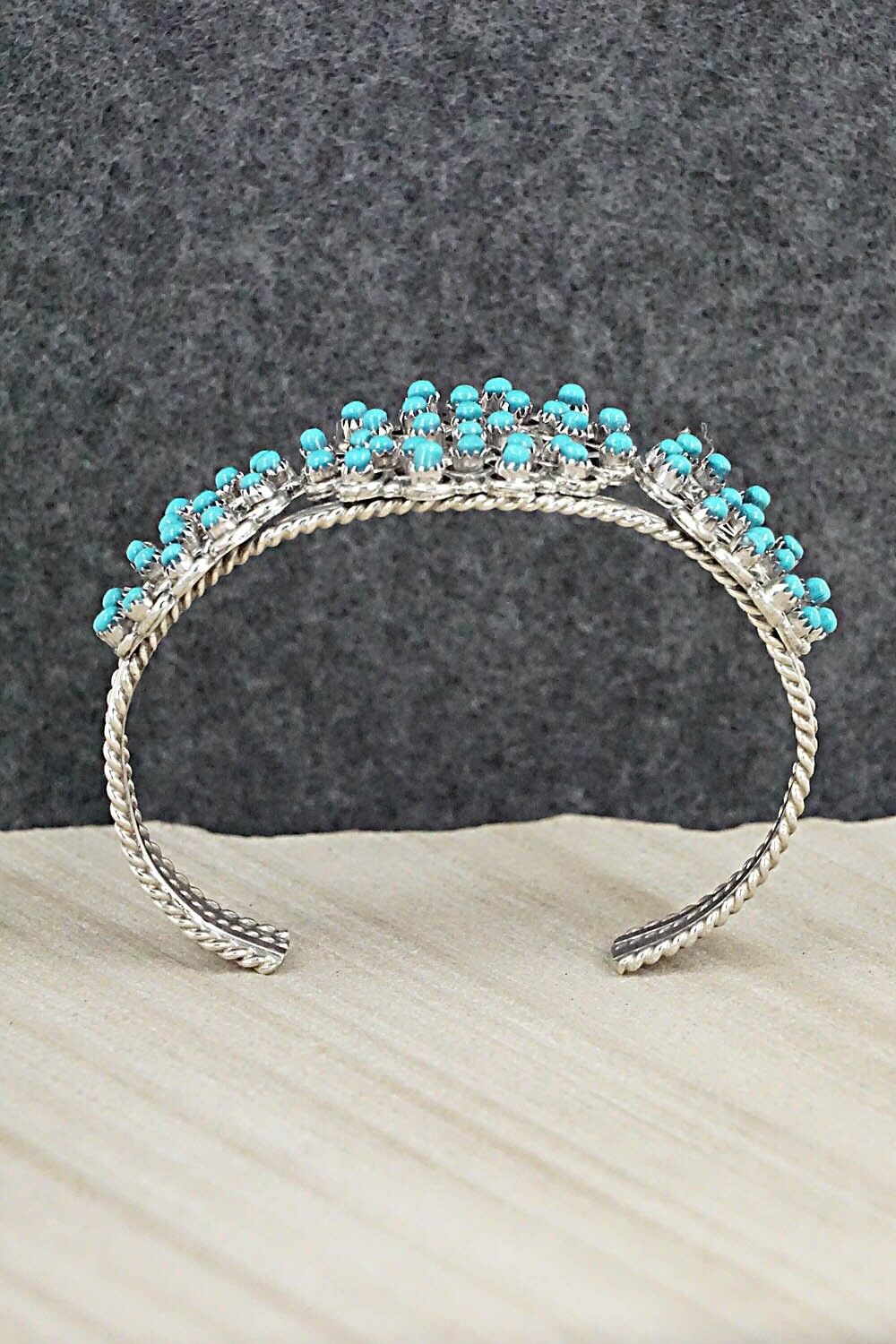 Turquoise & Sterling Silver Bracelet - Wayne Johnson Sr.