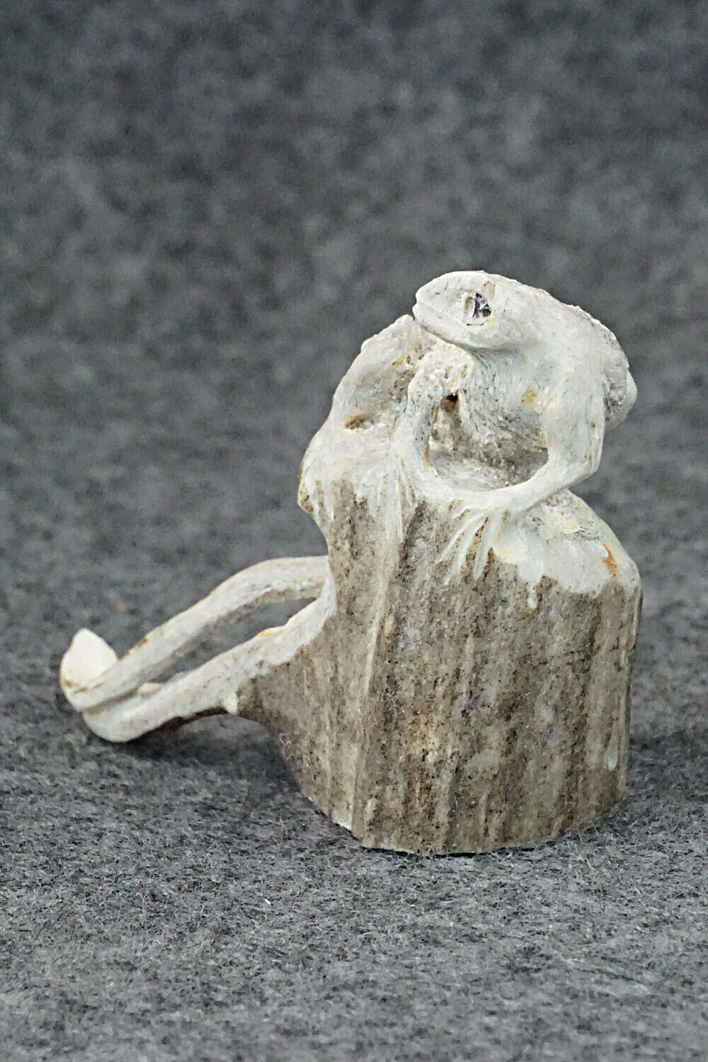 Iguana Zuni Fetish Carving - Lewis Malie Jr.