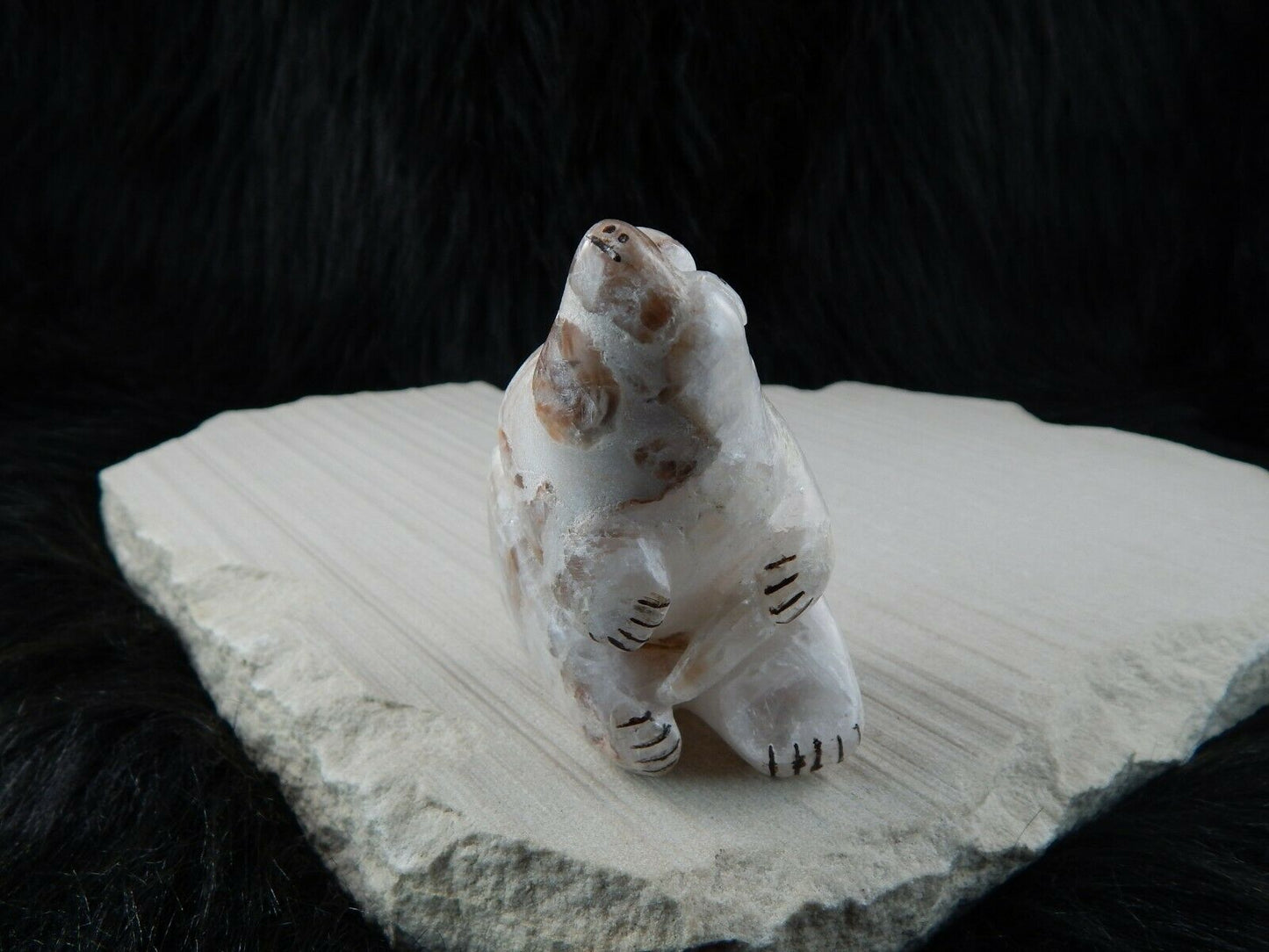 Bear Zuni Fetish Carving - Kallestewa - High Lonesome Trading