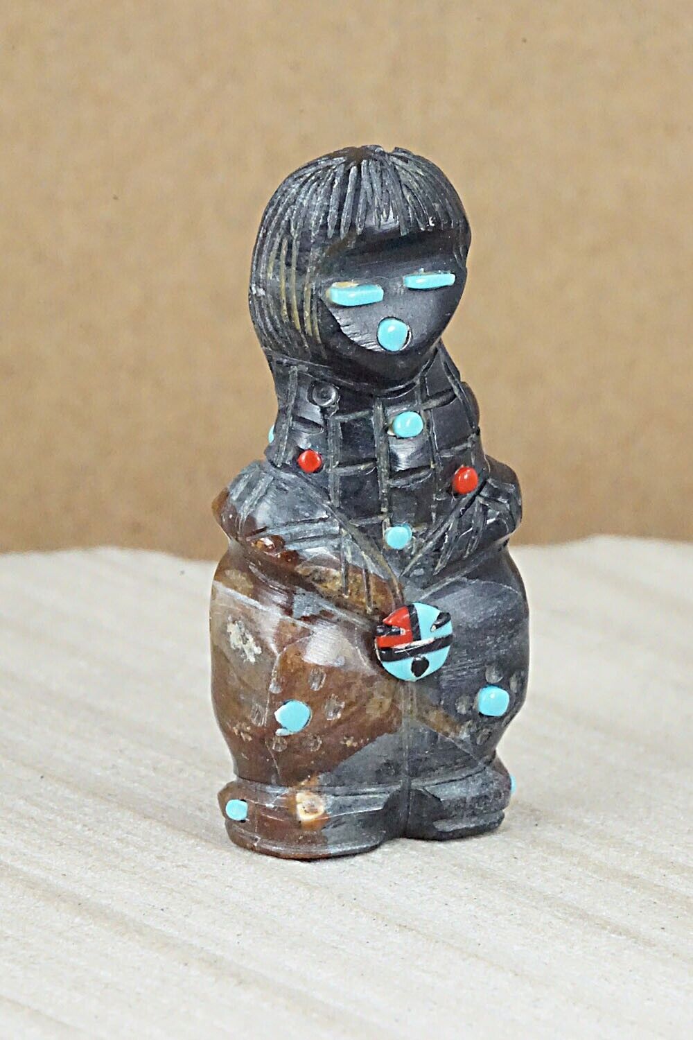 Corn Maiden Zuni Fetish Carving - Danette Laate