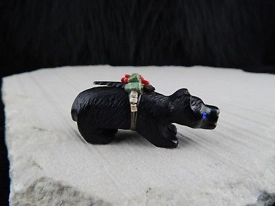 Bear Zuni Fetish Carving - Sly Walela - High Lonesome Trading