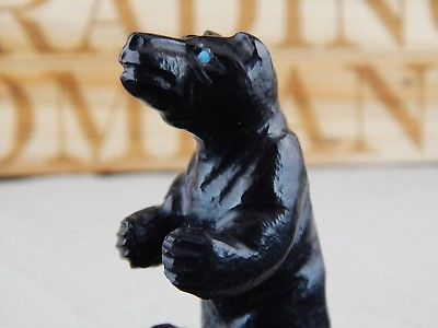 Bear Zuni Fetish Carving - Herbert Him - High Lonesome Trading