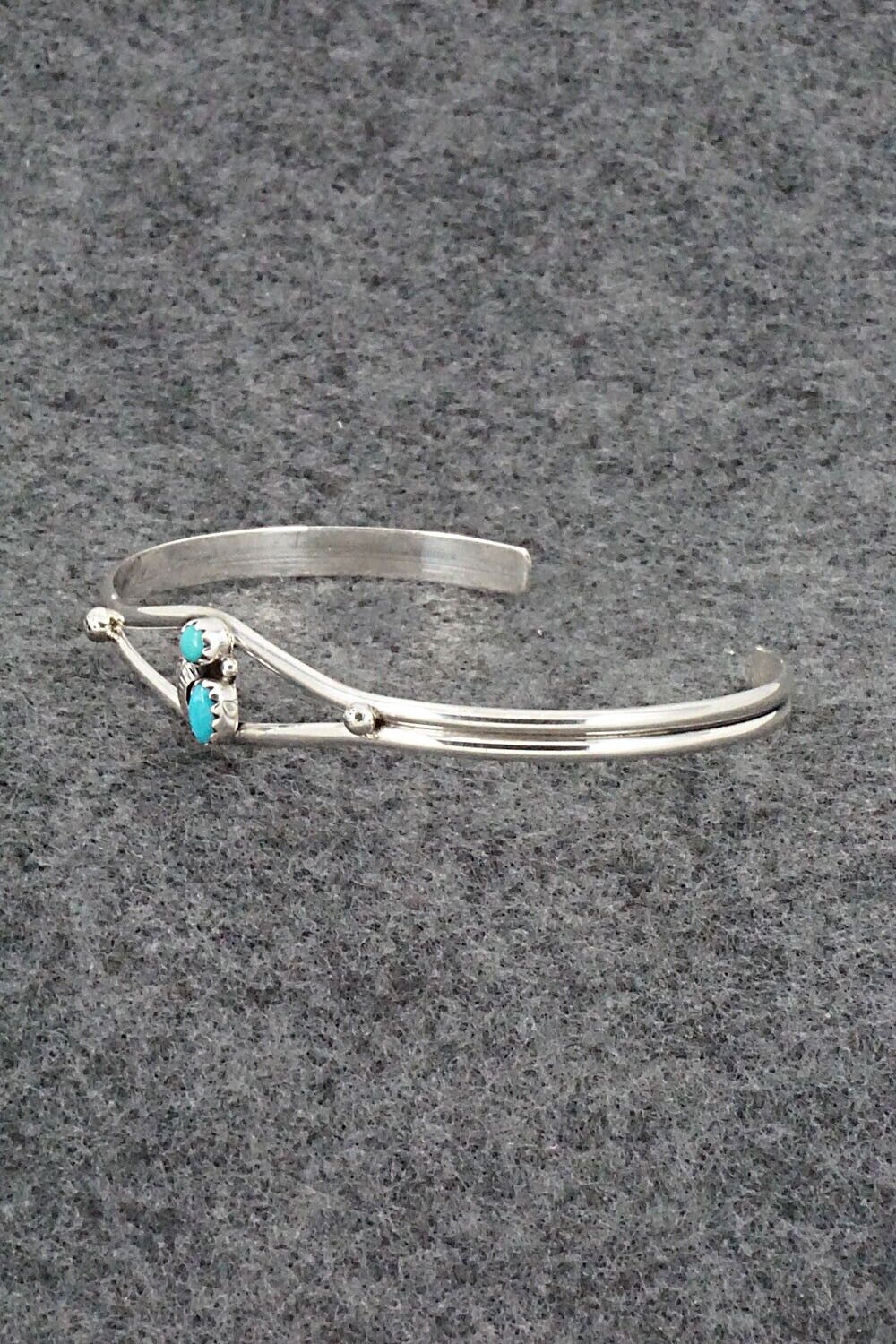 Turquoise and Sterling Silver Bracelet - Betty Hawthorne