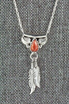 Spiny Oyster & Sterling Silver Necklace - Sharon McCarthy