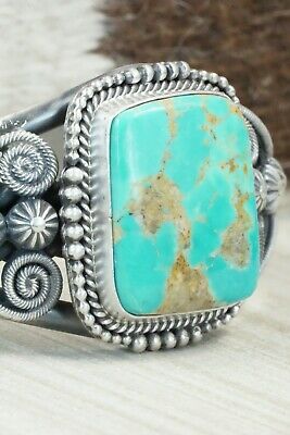 Royston Turquoise & Sterling Silver Bracelet - Michael Calladitto