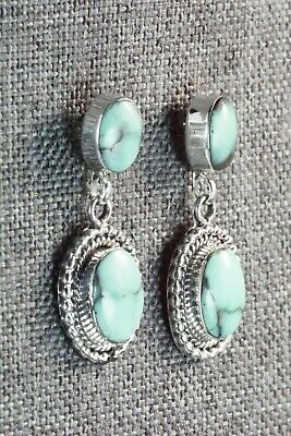 Turquoise & Sterling Silver Earrings - Verley Betone