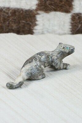 Mountain Lion Zuni Fetish Carving - Lance Cheama