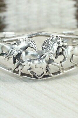 Turquoise & Sterling Silver Bracelet - Bobby Platero