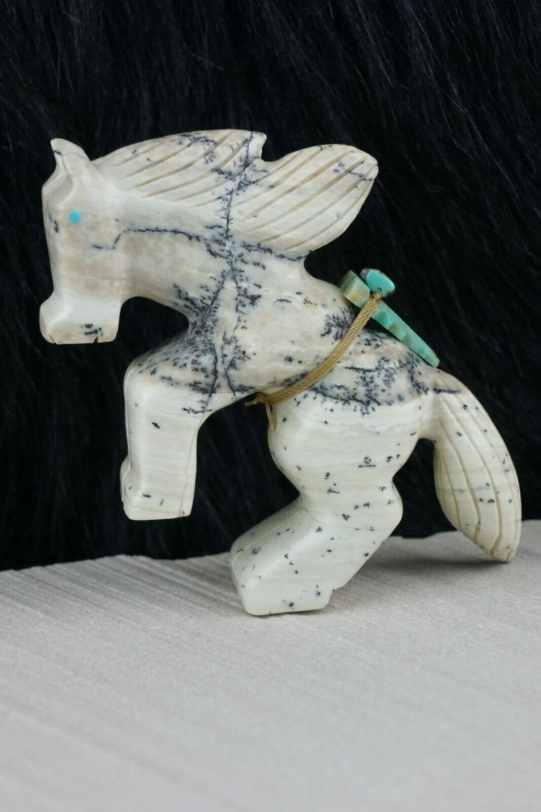 Horse Zuni Fetish Carving - Douglas Martza - High Lonesome Trading