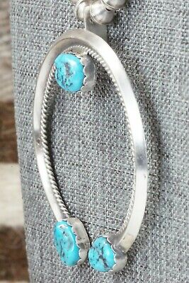 Turquoise & Sterling Silver Squash Blossom - Thomson Willie