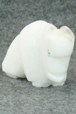 Buffalo Zuni Fetish Carving - Gilbert Lonjose