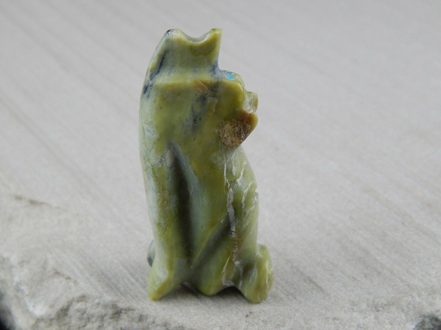 Coyote Zuni Fetish Carving- Kelly Lementino - High Lonesome Trading