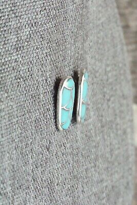 Turquoise & Sterling Silver Earrings - Orena Leekya