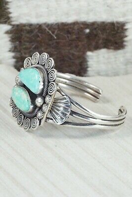 Turquoise and Sterling Silver Bracelet - Jess Martinez