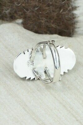 Turquoise & Sterling Silver Ring - Andrew Vandever - Size 7