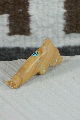Dolphin Zuni Fetish Carving - Danette Laate - High Lonesome Trading