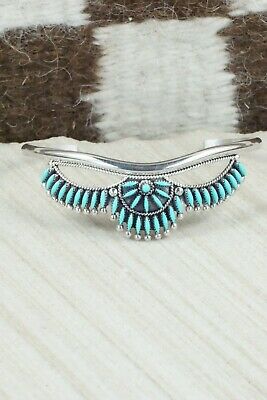 Turquoise & Sterling Silver Bracelet - Stewart Nakatewa