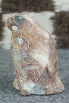 Eagle Zuni Fetish Carving - Derrick Kaamasee