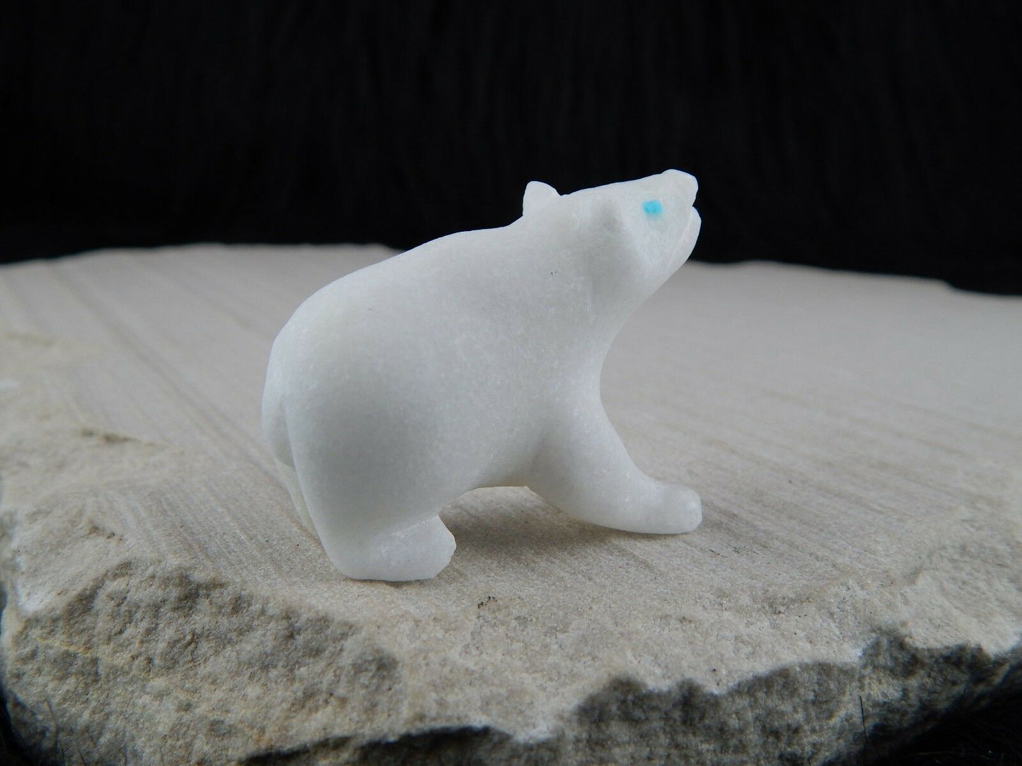 Bear Zuni Fetish Carving - Herbert Him - High Lonesome Trading