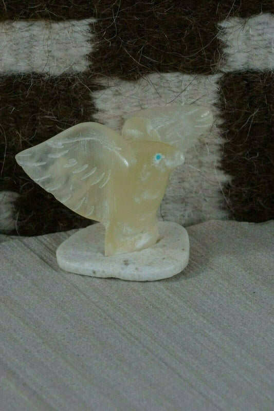Eagle Zuni Fetish Carving - Cody Nastacio - High Lonesome Trading