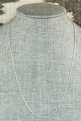Sterling Silver Chain Necklace - Sterling Silver 16"