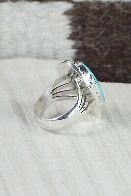 Turquoise & Sterling Silver Ring - Jimson Belin - Size 7.5