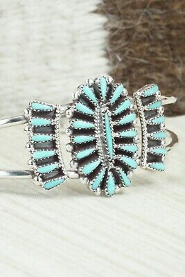 Turquoise & Sterling Silver Bracelet - Judy Wallace