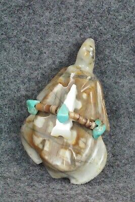 Turtle Zuni Fetish Carving - Daisy Natewa - High Lonesome Trading
