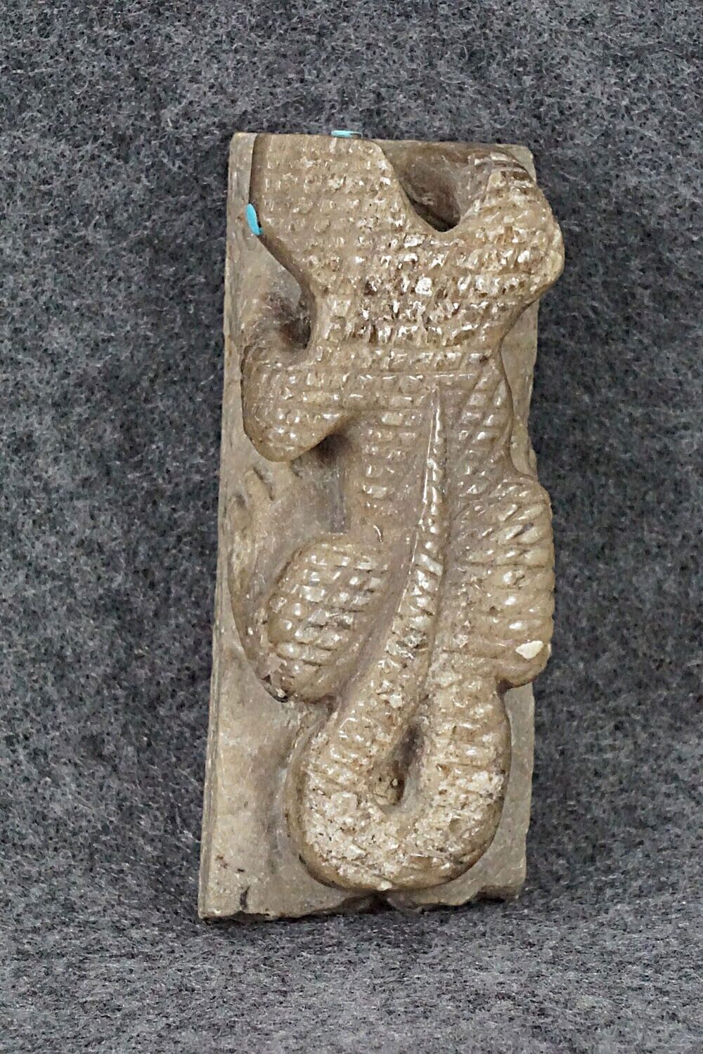 Lizard Zuni Fetish Carving - Theo Natewa