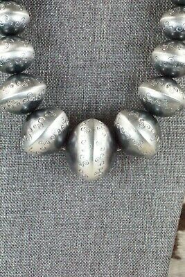 Sterling Silver Navajo Pearl Necklace - Preston Haley