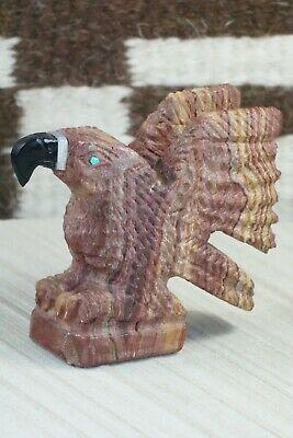 Eagle Zuni Fetish Carving - Jon Quam - High Lonesome Trading