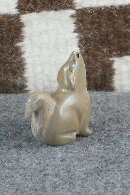 Wolf Zuni Fetish Carving - Calvert Bowannie