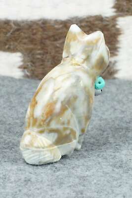 Cat Zuni Fetish Carving - Daphne Quam