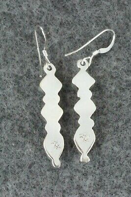 Coral and Sterling Silver Earrings - Robert Martinez