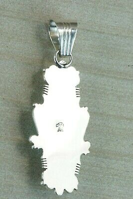 Navajo Turquoise and Sterling Silver Pendant - Daniel Benally