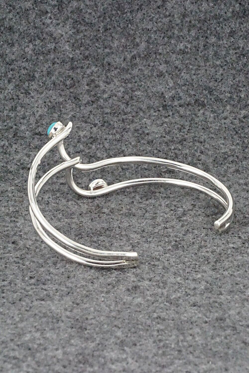Turquoise & Sterling Silver Bracelet - Yolanda Skeets