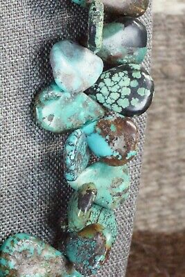 Turquoise & Sterling Silver Necklace - Navajo