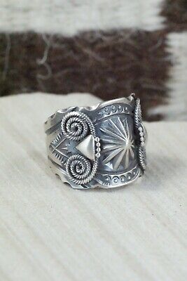 Navajo Sterling Silver Ring - Delbert Gordon - Size 10.5