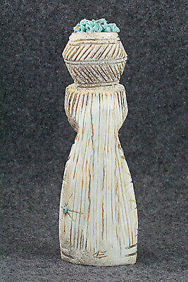 Corn Maiden Zuni Fetish Carving - Carl Etsate