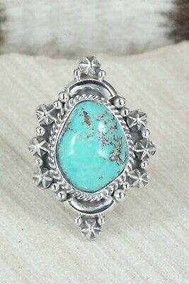 Turquoise & Sterling Silver Ring - Daniel Benally - Size - High Lonesome Trading