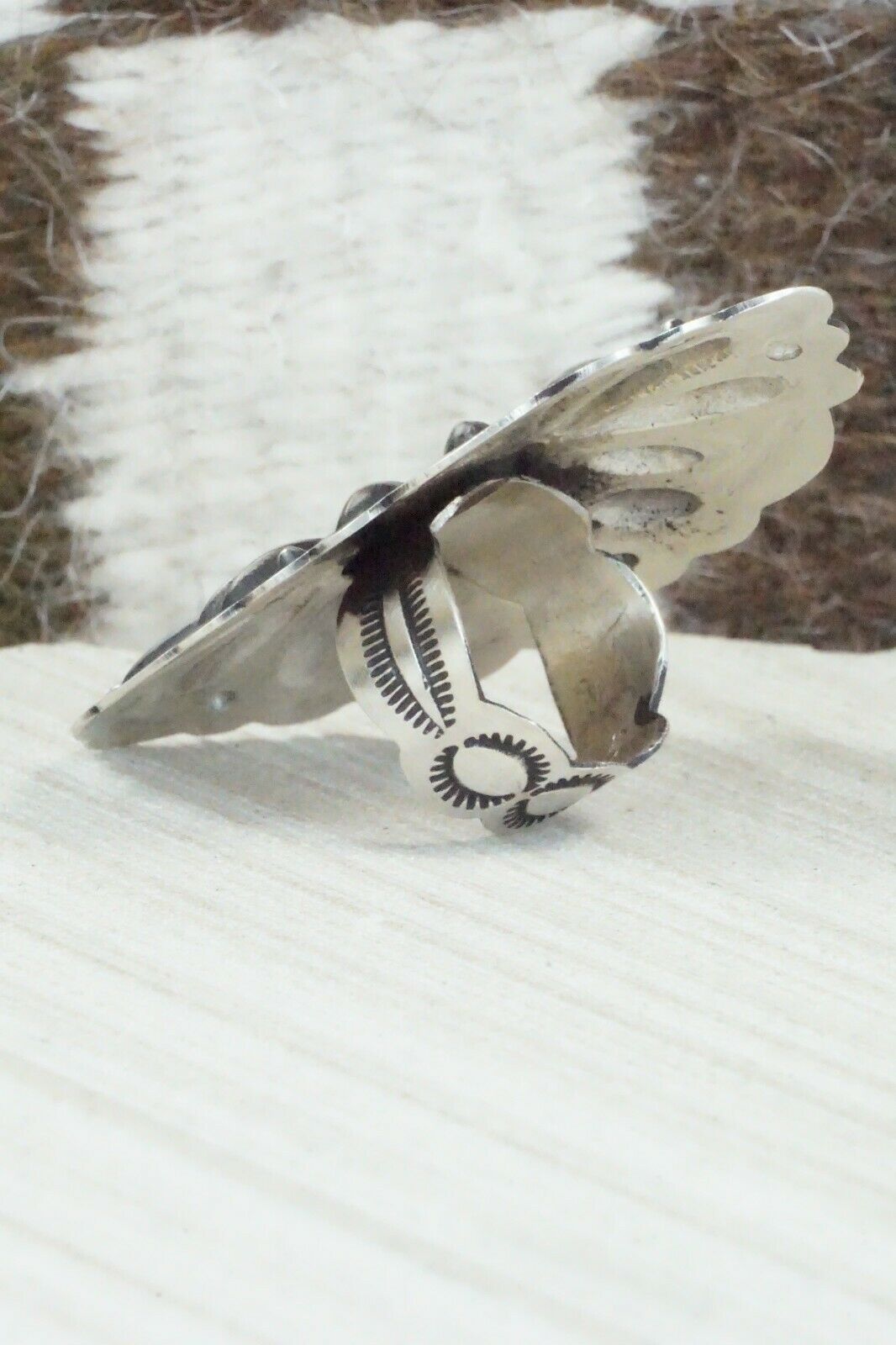 Sterling Silver Ring - Leander Tahe - Size 7.5